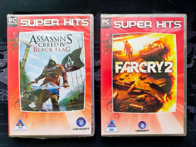 Assassins Creed Black Flag and Far Cry 2 Super Hits - PC (Factory Sealed)