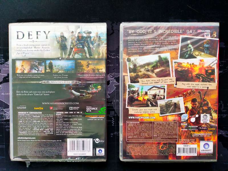 Assassins Creed Black Flag and Far Cry 2 Super Hits - PC (Factory Sealed)