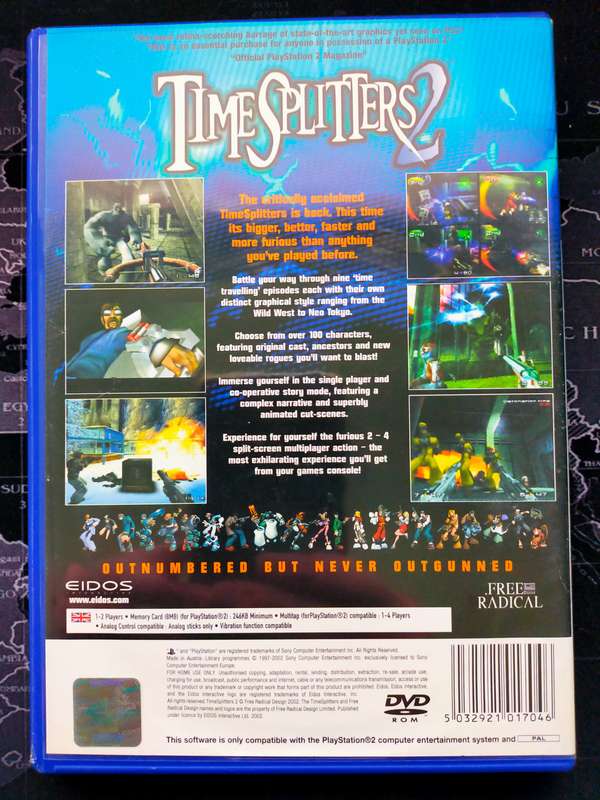 TimeSplitters 2 - PS2 / PlayStation 2 (Rare Find)