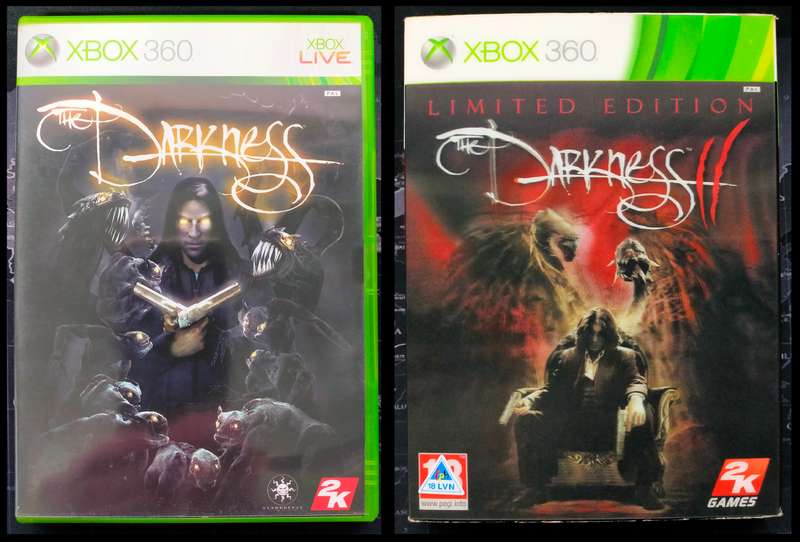 The Darkness 2 Limited Edition and The Darkness - XBOX 360