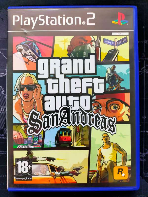 Grand Theft Auto San Andreas - PS2 / PlayStation 2