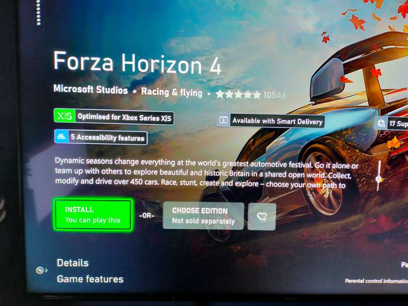 Forza Horizon 4 - Xbox One
