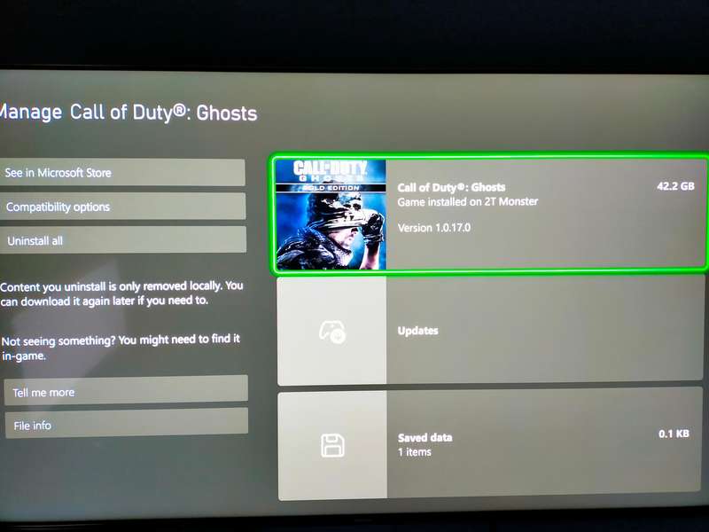 Call of Duty Ghosts - Xbox one