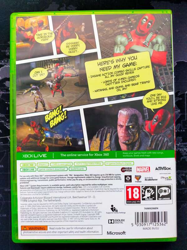 Deadpool - Xbox 360 (Very Rare)