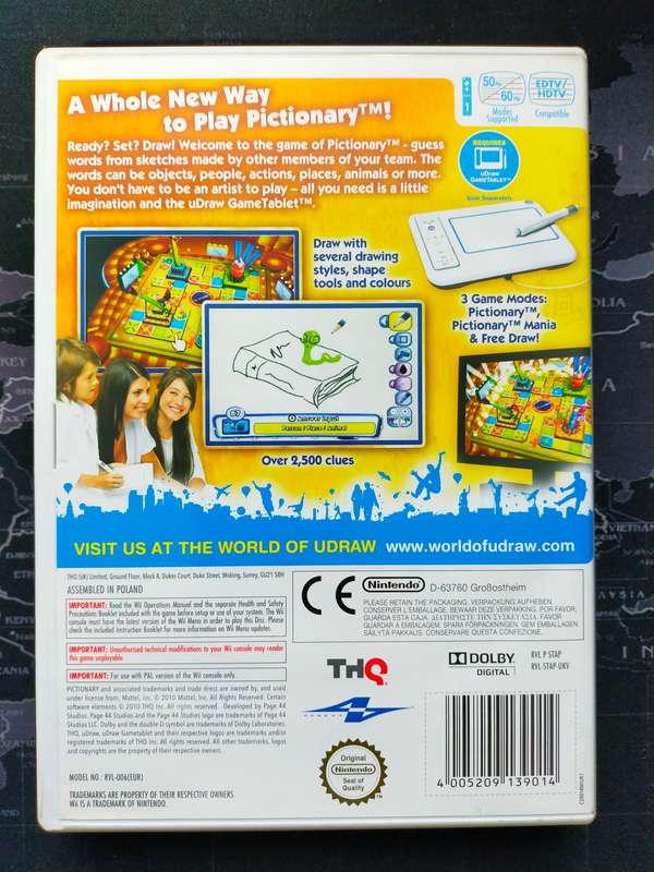 uDraw Pictionary - Nintendo Wii (uDraw GameTablet Required)