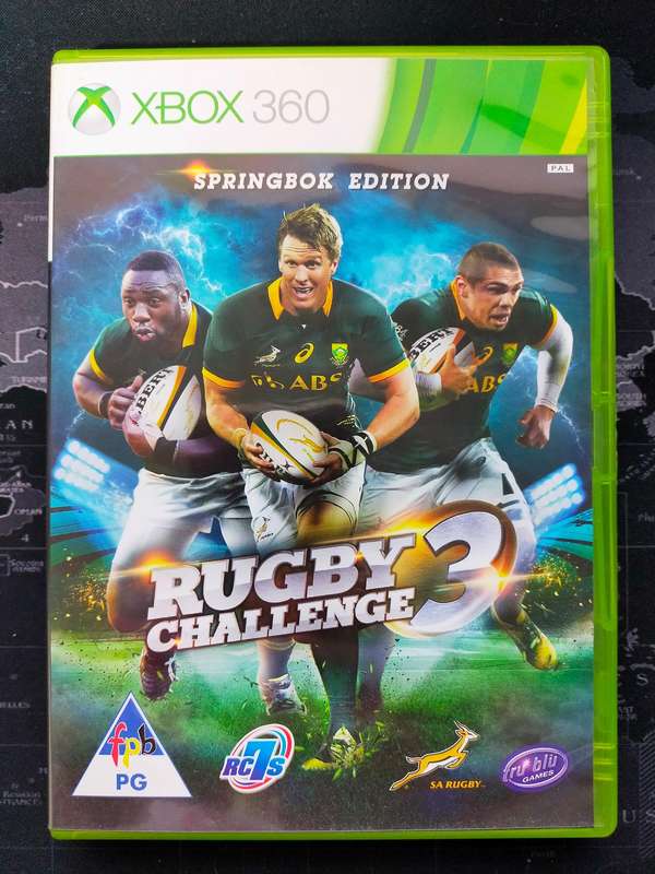 Rugby Challenge 3 Springbok Edition -  Xbox 360 (RARE)