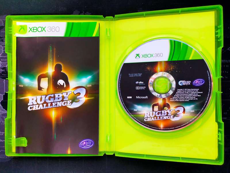 Rugby Challenge 3 Springbok Edition -  Xbox 360 (RARE)