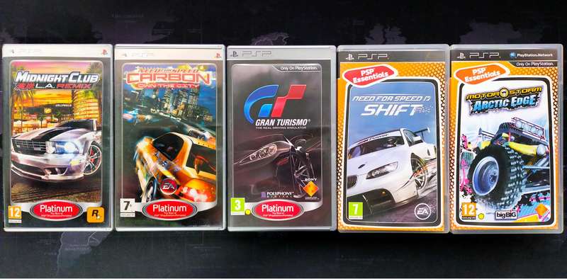 Five Racing Games Bundle  - PSP / PlayStation Portable