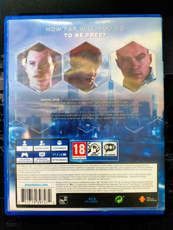 Detroit Become Human - PlayStation 4 / PS4