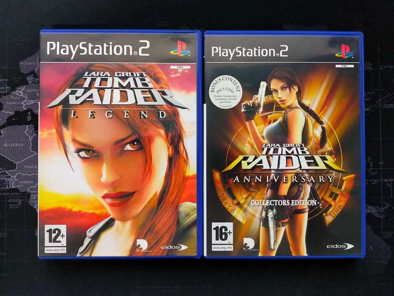 Tomb Raider Tetralogy (4 GAMES) - PS2 / PlayStation 2