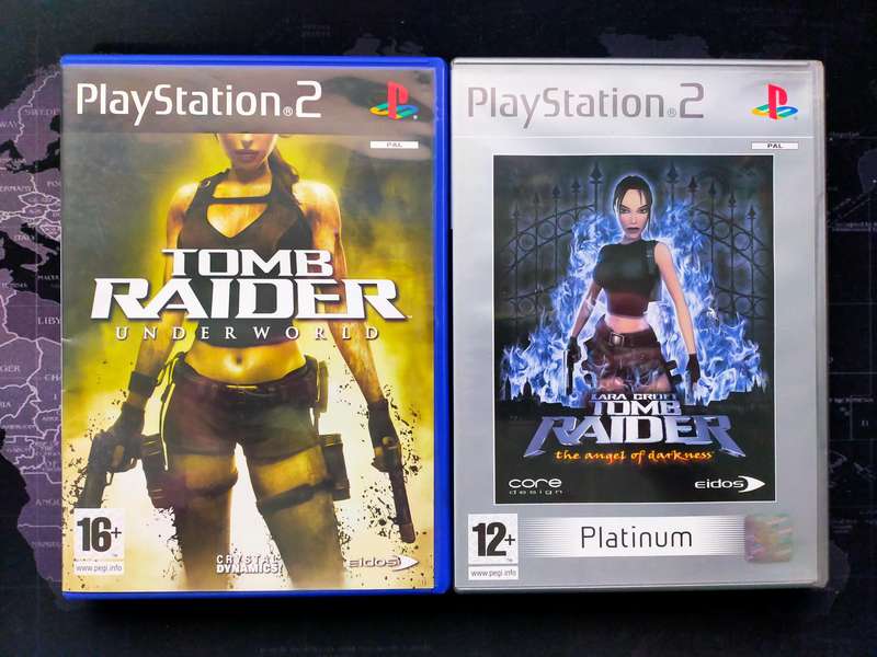Tomb Raider Tetralogy (4 GAMES) - PS2 / PlayStation 2