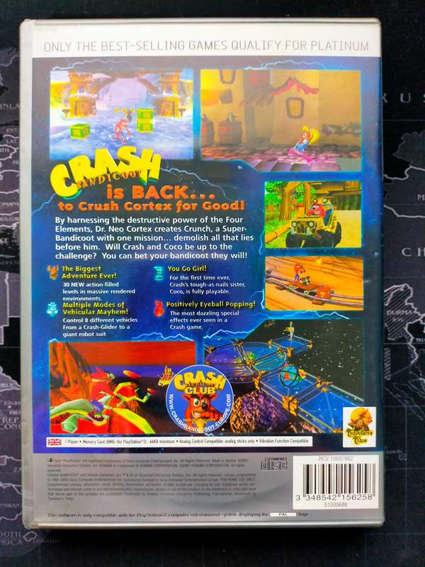 Crash Bandicoot The Wrath of Cortex - PS2 / PlayStation 2