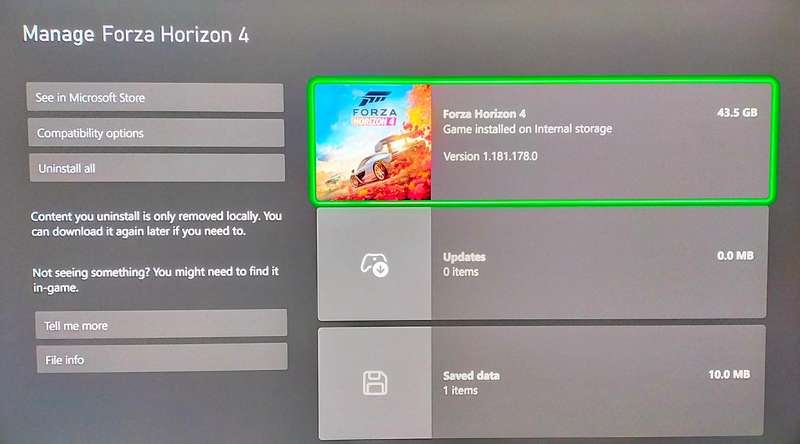 Forza Horizon 4 - XBOX ONE / SERIES X Enhanced
