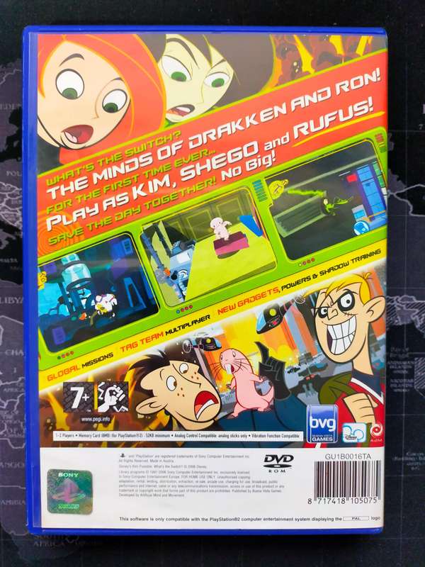 Kim Possible What's the Switch? - PS2 / PlayStation 2