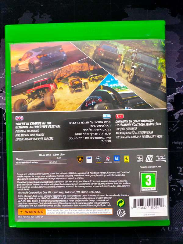 Forza Horizon 3 - XBOX ONE / X ENHANCED