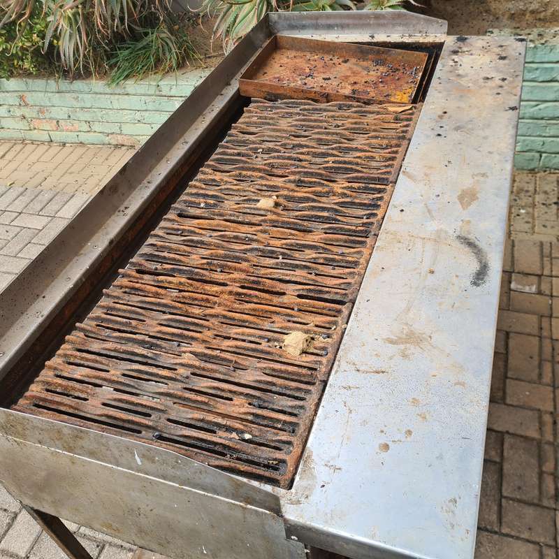 12 Burner Commercial Freestanding Stainless Gas Braai Flame Grill