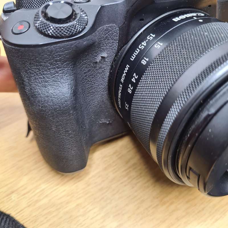 Canon EOS M50 Mirrorless Camera - Viltrox EF-M Lens Adapter - EF-M 15-45mm IS STM Lens - 64GB SD