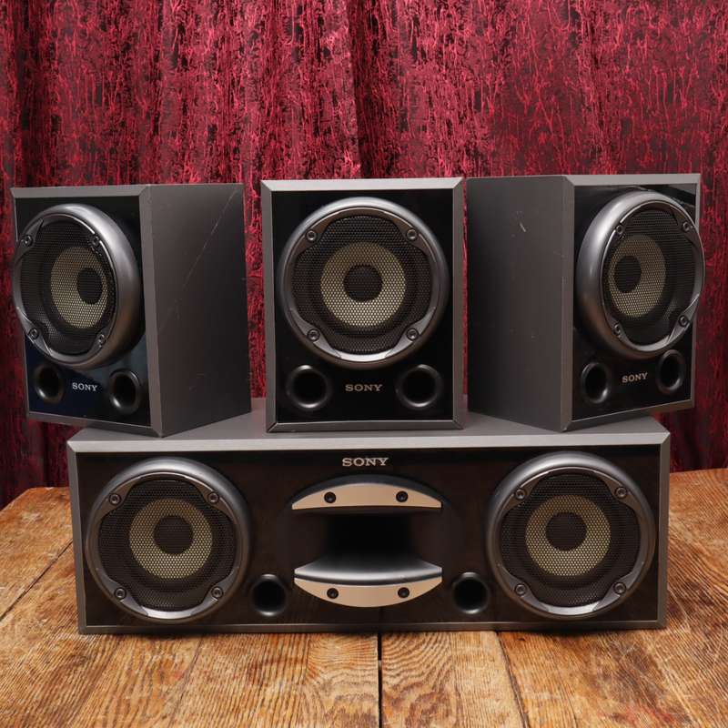 Sony Home Theatre Surround Sound System Speakers - Center Back Left Right
