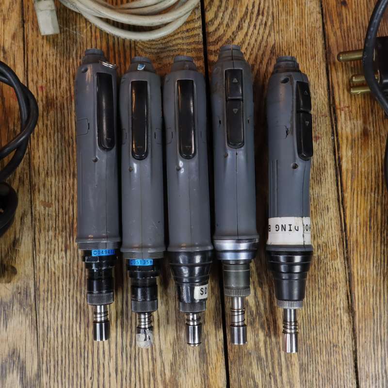 ASA 4500 LOW TORQUE ELECTRIC SCREWDRIVER WITH APS-35A POWER SUPPLY - 5 PCS