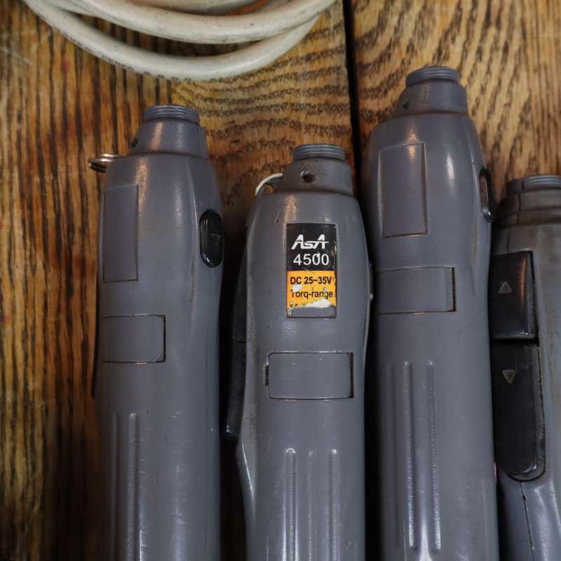ASA 4500 LOW TORQUE ELECTRIC SCREWDRIVER WITH APS-35A POWER SUPPLY - 5 PCS