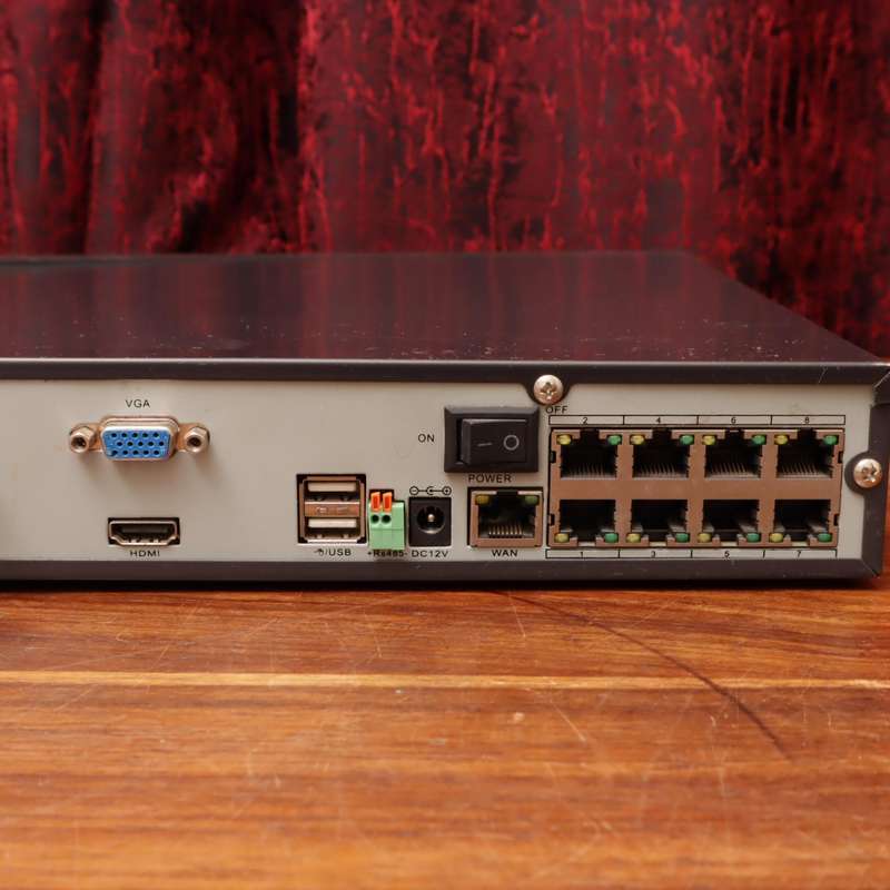 8-Channel Network Video Recorder JA-D9108 2.64H RJ45 Ethernet Ports