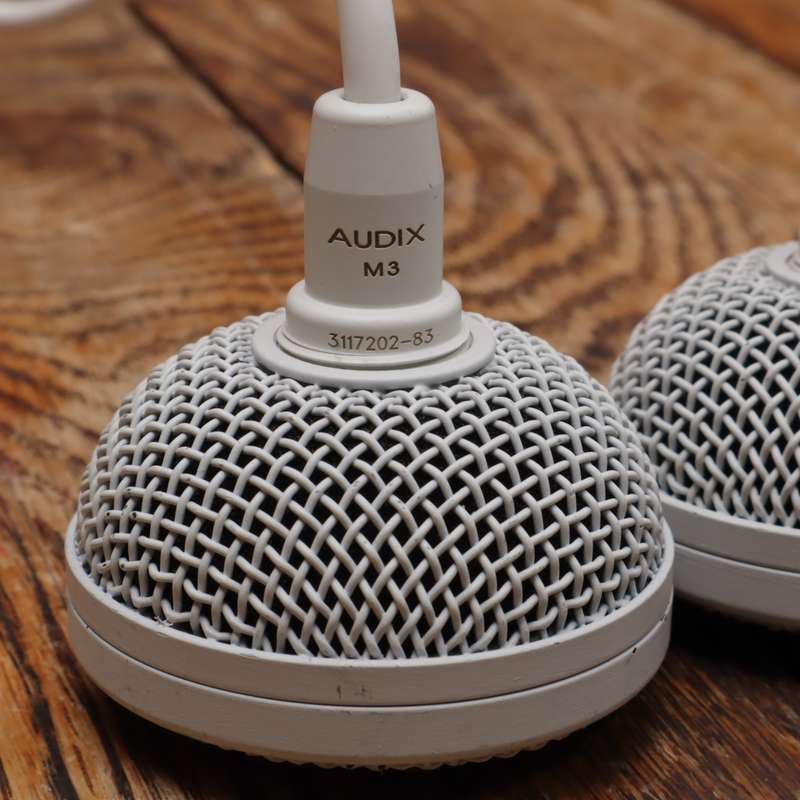 Audix M3 Tri-Element Hanging Ceiling Microphone - 2 Pcs