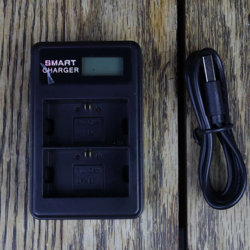 Compatible LP-E6 USB Dual Battery Charger