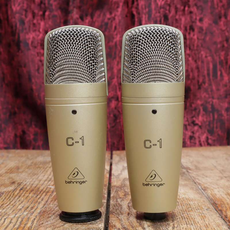 Dual Pack Behringer C-1 Studio Condenser Microphone