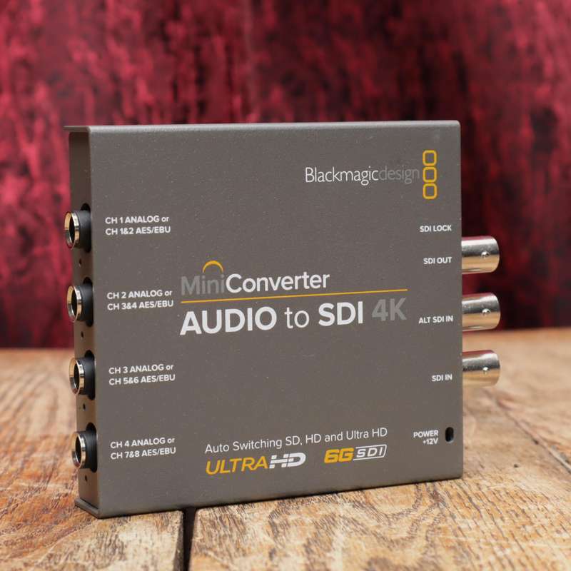 Blackmagic Design Mini Converter Audio to SDI 4K