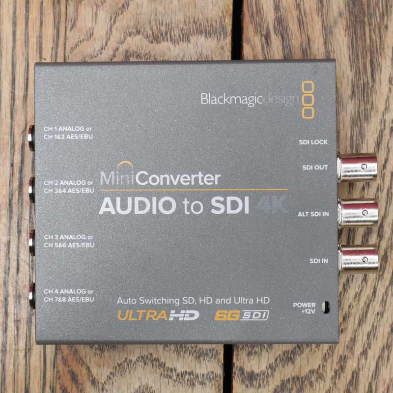 Blackmagic Design Mini Converter Audio to SDI 4K
