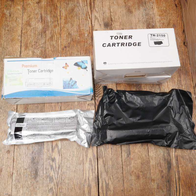 Assorted Brother Laser Printer Toners and Imaging Unit
