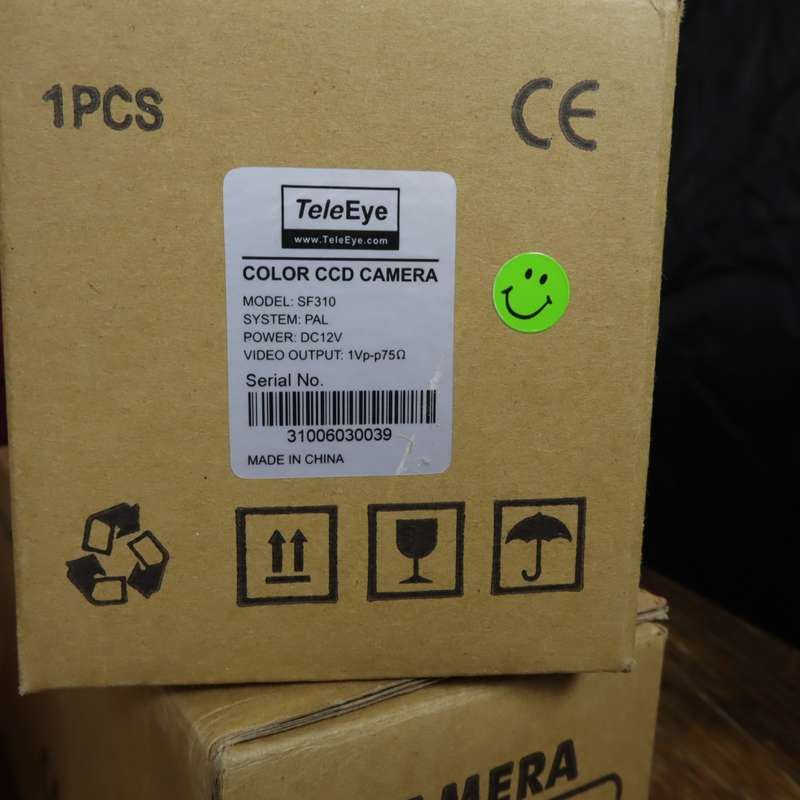 8 PCS TeleEye 1/3" Colour CCD Surveillance Camera SF310 - 1/3" (No Lens)