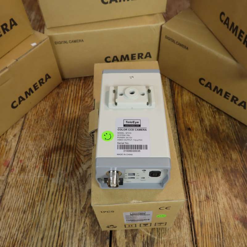 8 PCS TeleEye 1/3" Colour CCD Surveillance Camera SF310 - 1/3" (No Lens)