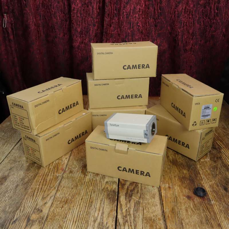 8 PCS TeleEye 1/3" Colour CCD Surveillance Camera SF310 - 1/3" (No Lens)