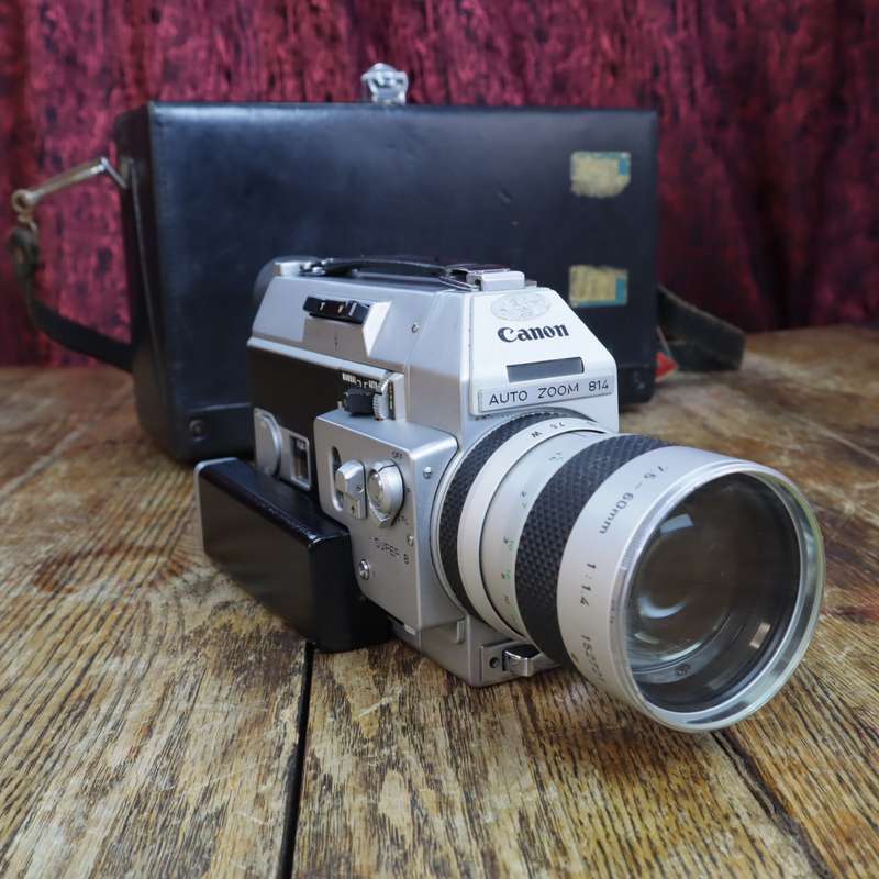 Canon Auto Zoom 814 Super 8 Cassette Film Camera - 1.4 Lens C-8