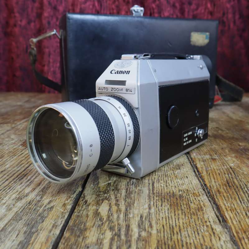 Canon Auto Zoom 814 Super 8 Cassette Film Camera - 1.4 Lens C-8
