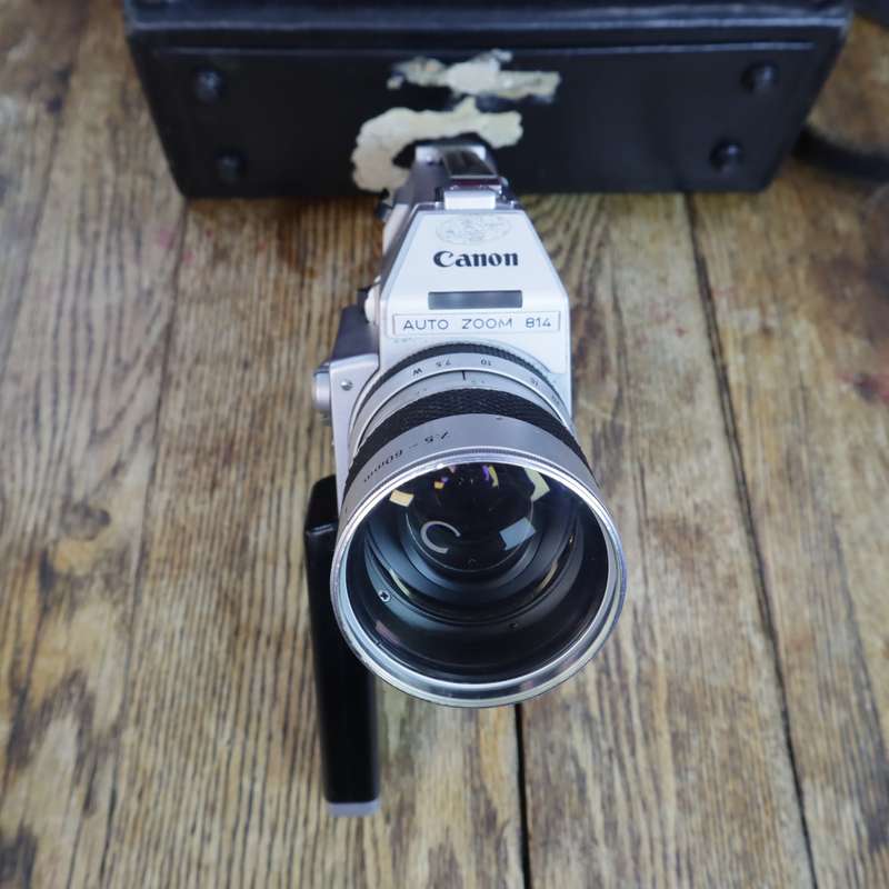 Canon Auto Zoom 814 Super 8 Cassette Film Camera - 1.4 Lens C-8