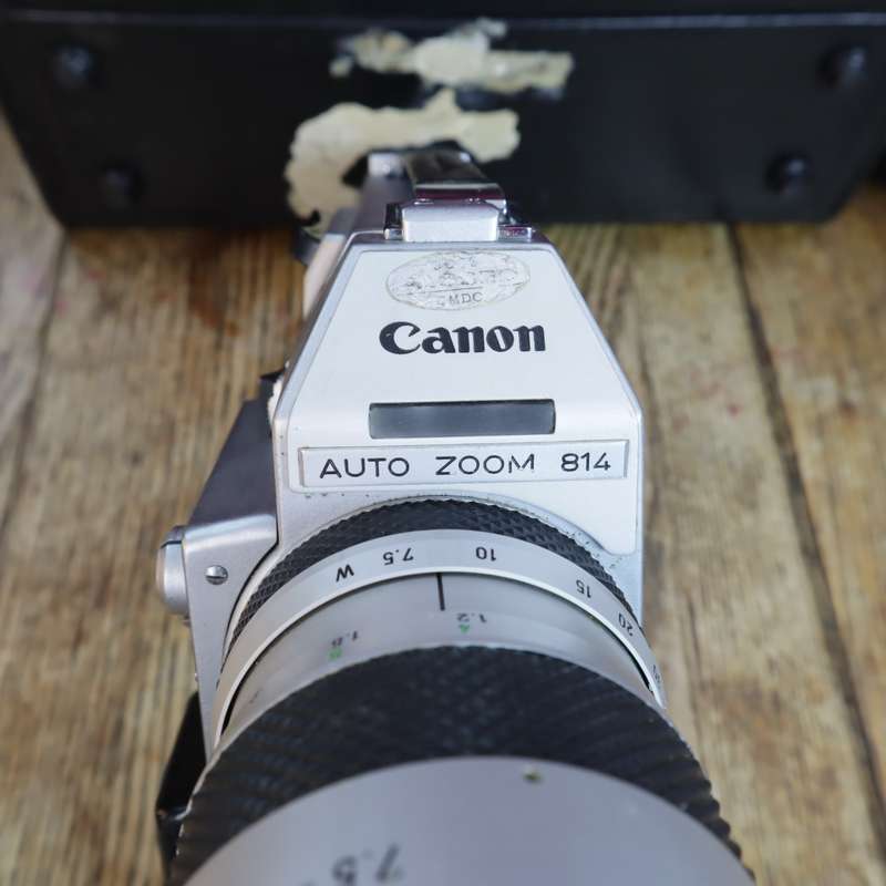 Canon Auto Zoom 814 Super 8 Cassette Film Camera - 1.4 Lens C-8