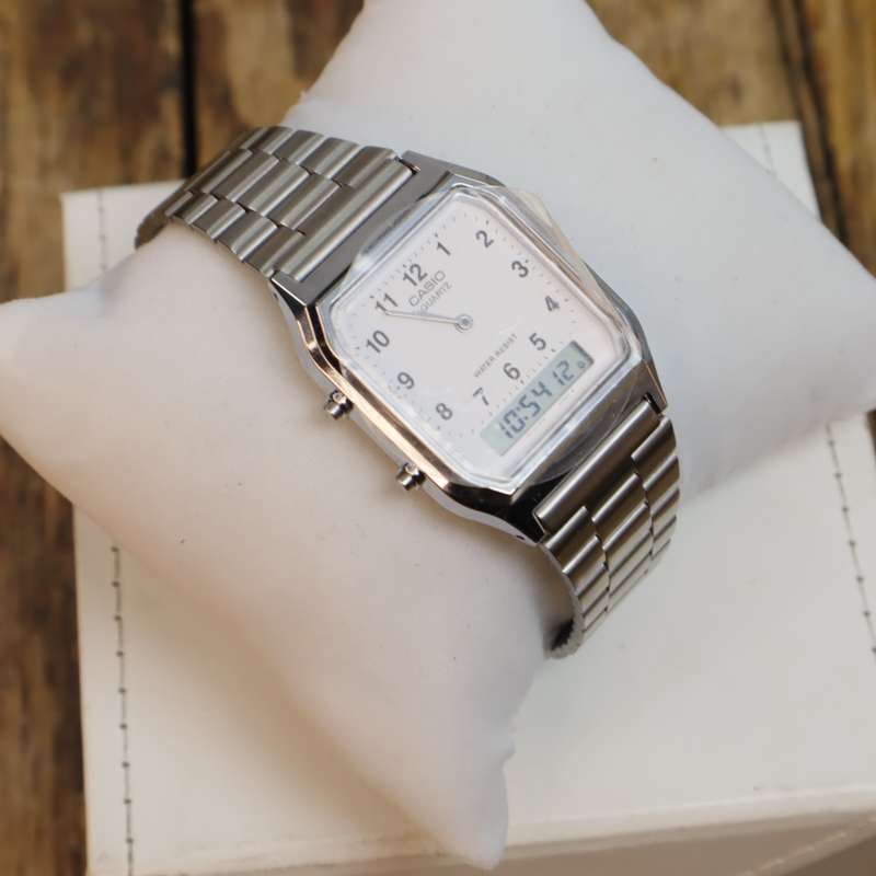 Casio Retro Digital Analogue Water Resistance Watch - AQ-230-7D