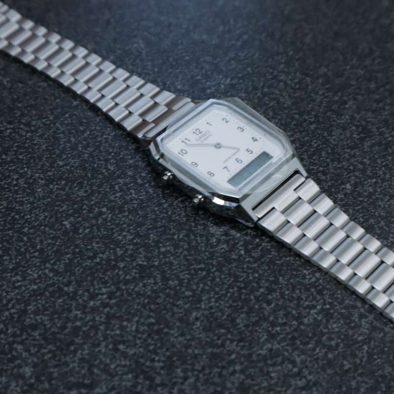 Casio Retro Digital Analogue Water Resistance Watch - AQ-230-7D - Valentine's Sale