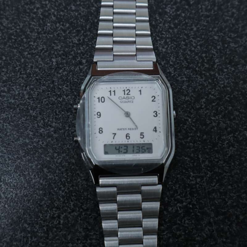Casio Retro Digital Analogue Water Resistance Watch - AQ-230-7D