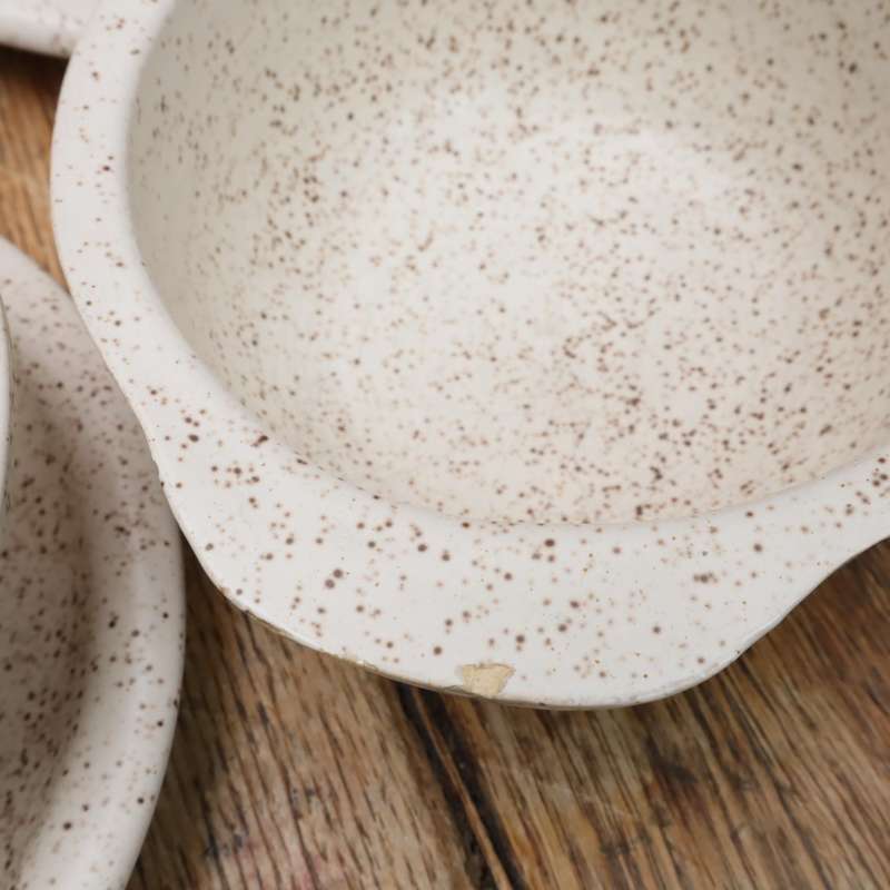 12 Pcs Ceramic Clay Plate Set