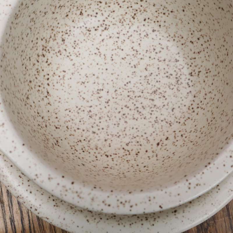 12 Pcs Ceramic Clay Plate Set