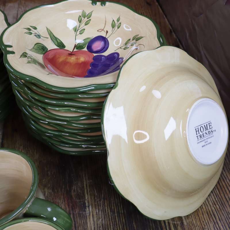 48 Pcs Ceramic Dinnerware Dish Set