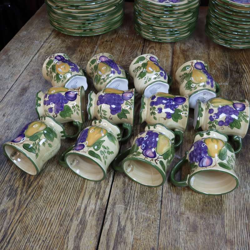 48 Pcs Ceramic Dinnerware Dish Set