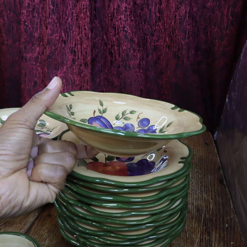48 Pcs Ceramic Dinnerware Dish Set
