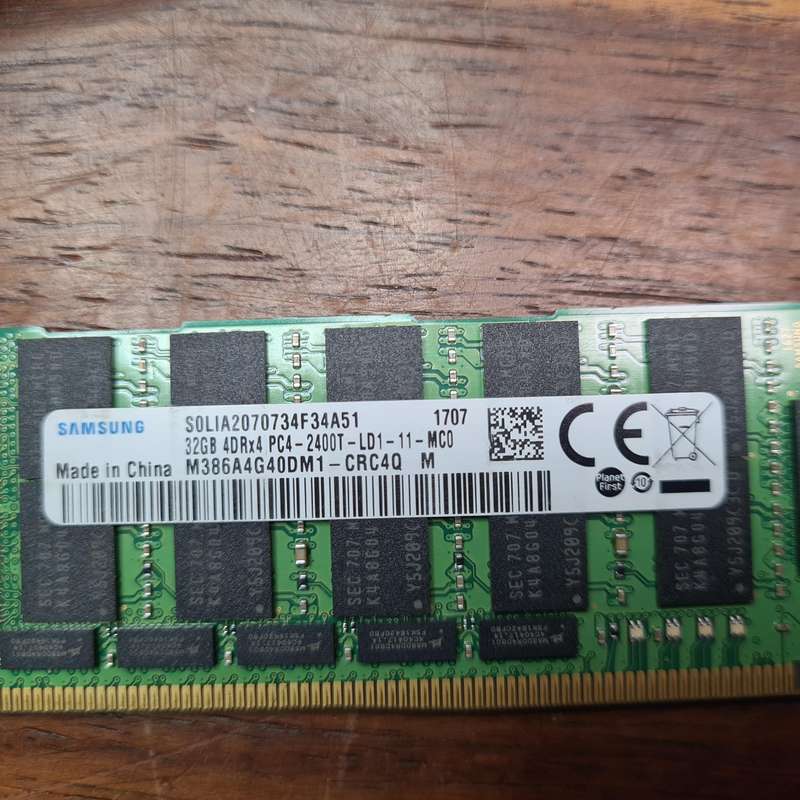 32GB Samsung DDR4 ECC Registered Server RAM - M386A4G40DM1-CRC4Q M