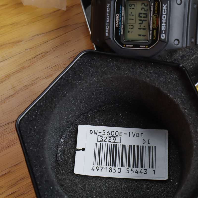 Casio G-Shock Men's Watch - DW-5600E-1VDF - 200m Standard