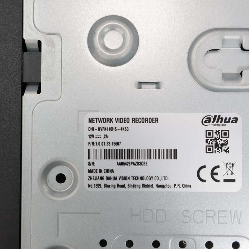 Dahua NVR4116HS-4KS3 16 Channel Network Video Recorder