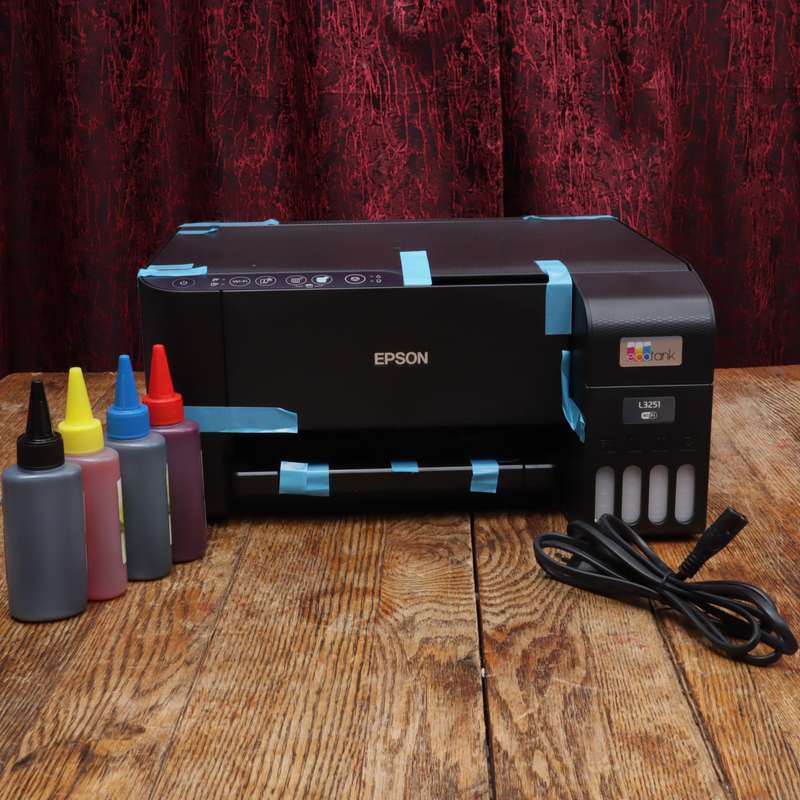 Epson EcoTank L3251 A4 Colour All-In-One Inkjet Printer (Open Box)